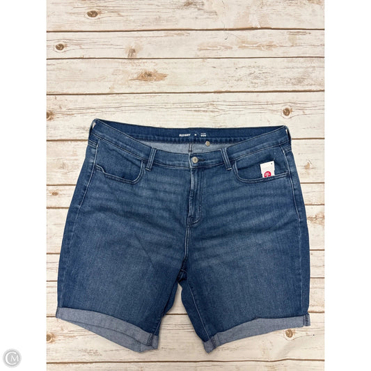 Shorts By Old Navy In Blue Denim, Size: 16