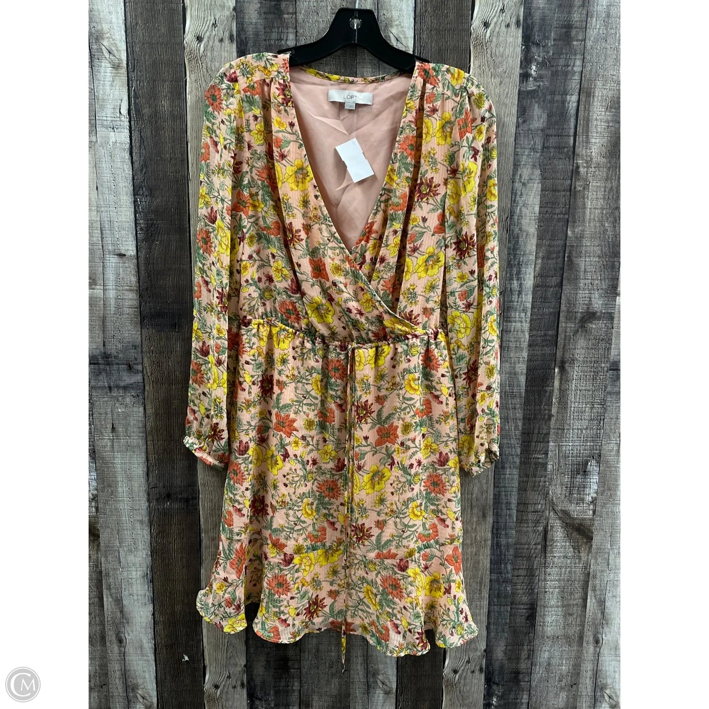 Dress Casual Short By Loft In Floral Print, Size: S