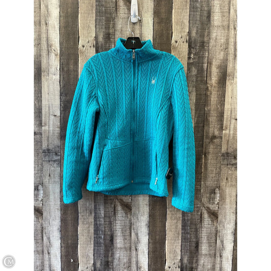 Jacket Other By Spyder In Teal, Size: L