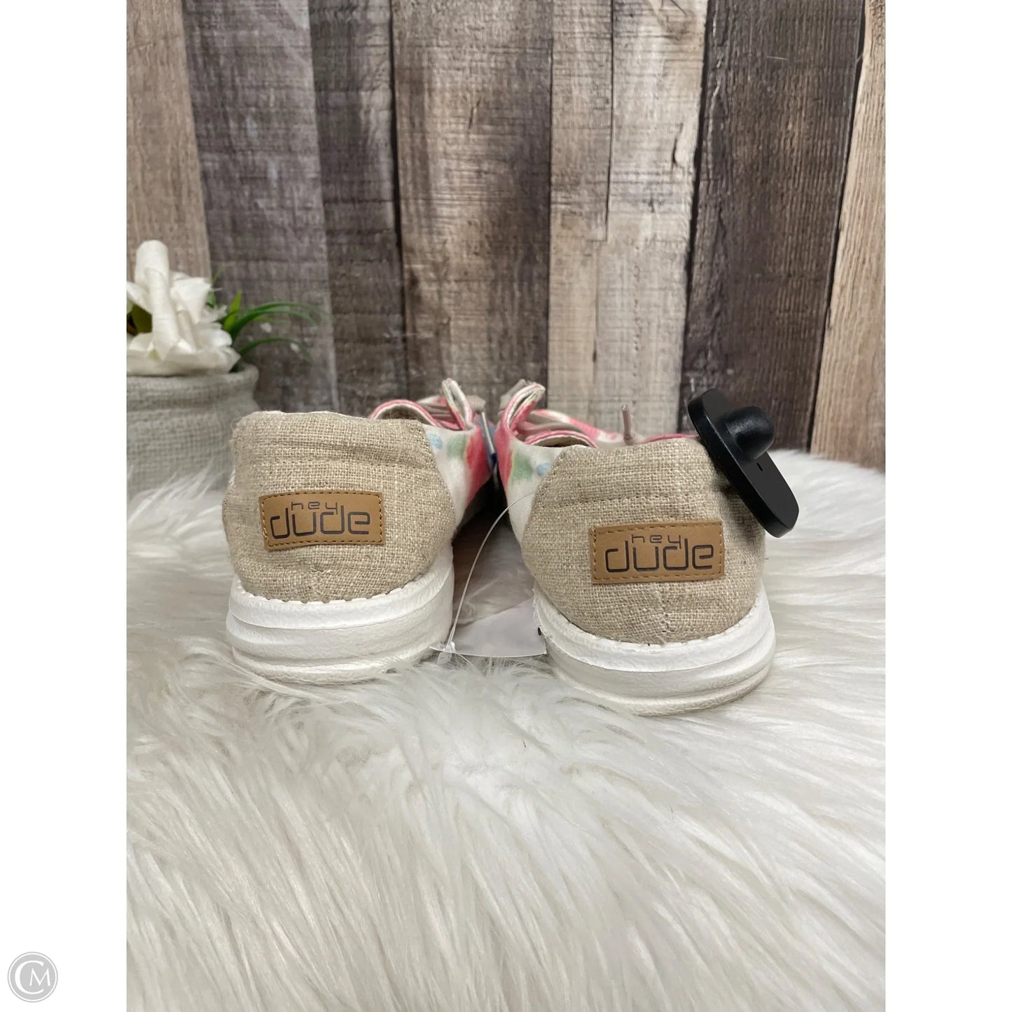 Shoes Flats By Hey Dude In Tie Dye Print, Size: 9