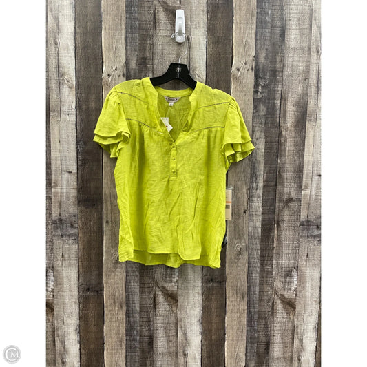Top Short Sleeve By Nanette By Nanette Lepore In Green, Size: S