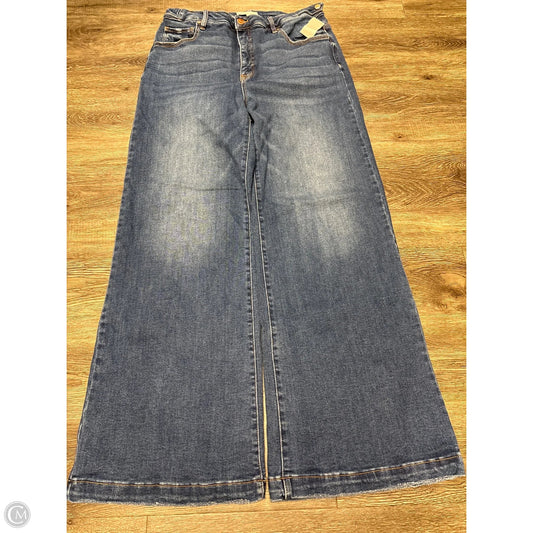 Jeans Flared By Risen In Blue Denim, Size: 1x