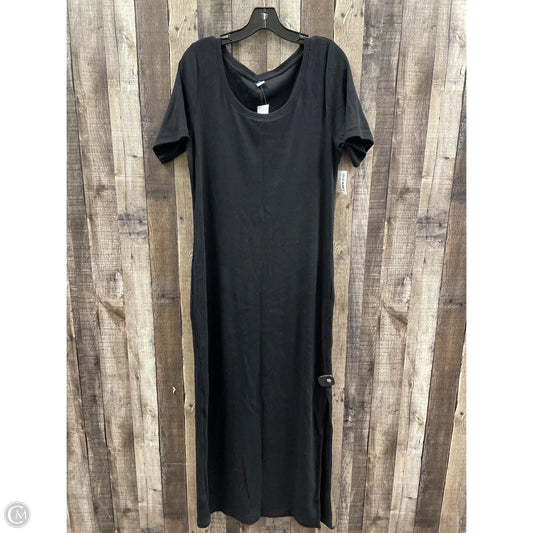 Dress Casual Maxi By Old Navy In Black, Size: Xl