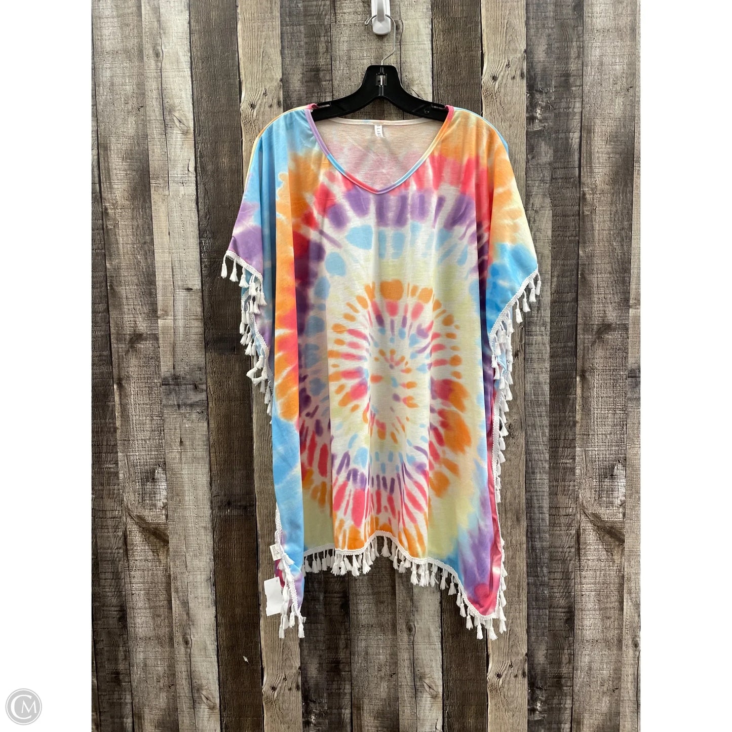 Swimwear Cover-up By Cme In Tie Dye Print, Size: Osfm