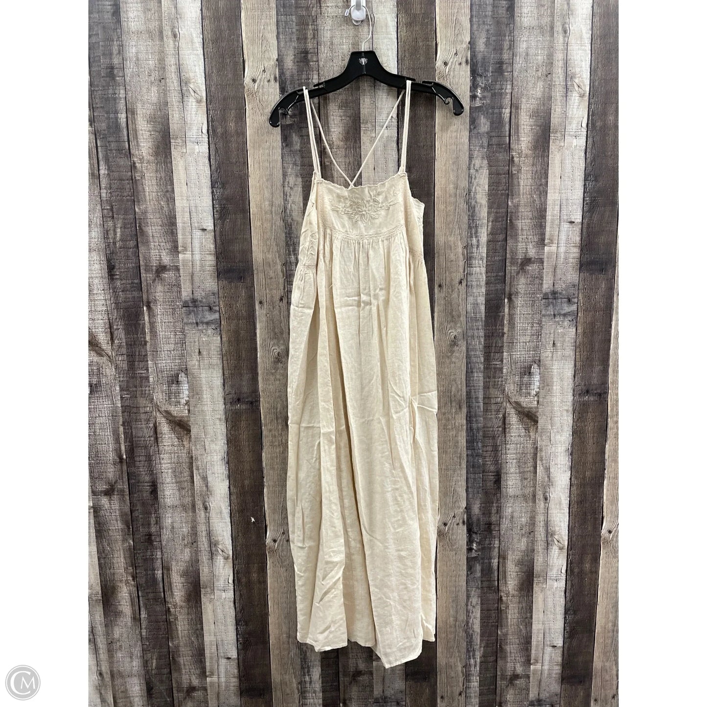 Dress Casual Maxi By Zara In Cream, Size: Xs