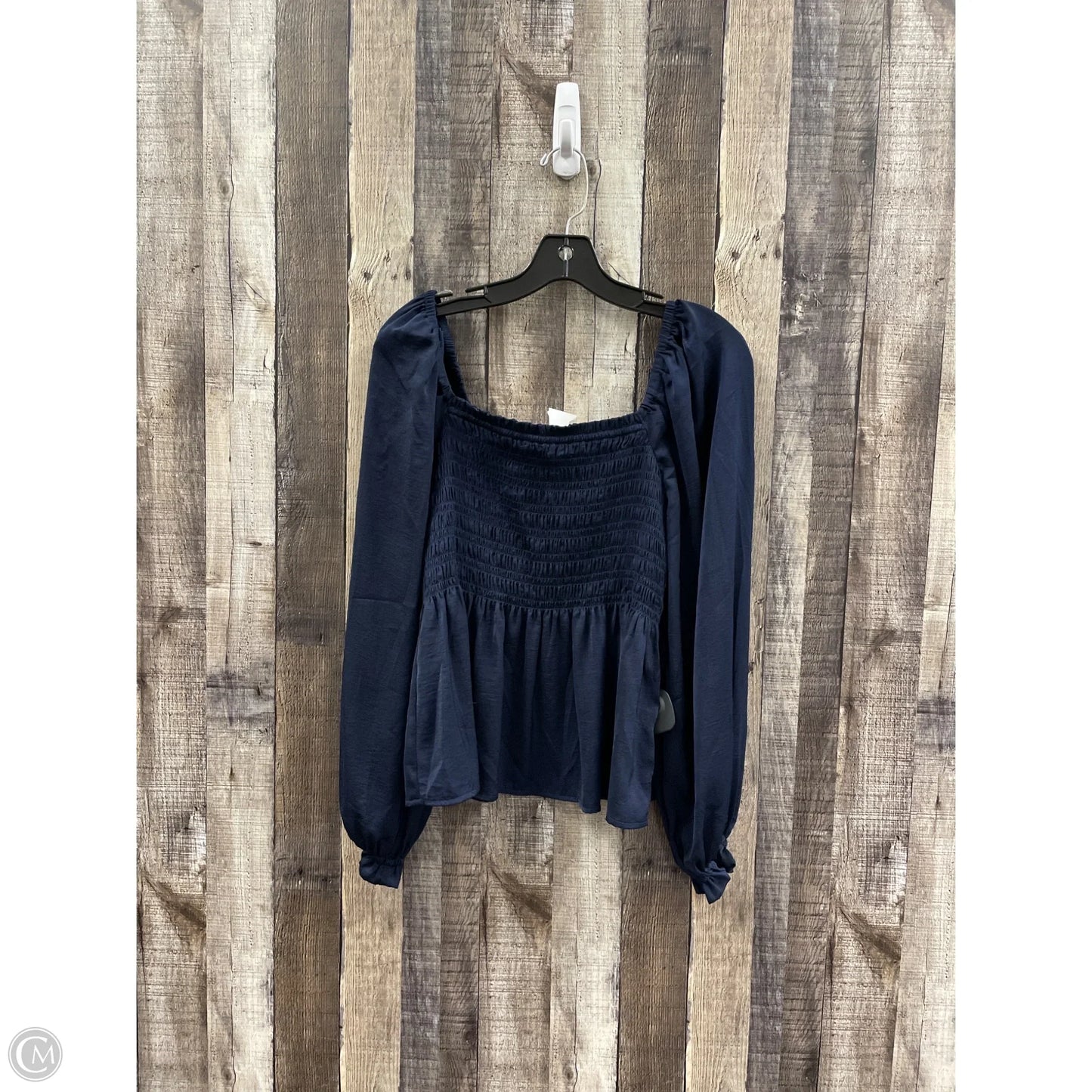 Top Long Sleeve By Gap In Blue, Size: S