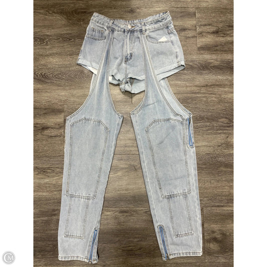 Jeans Straight By Shein In Blue Denim, Size: 2