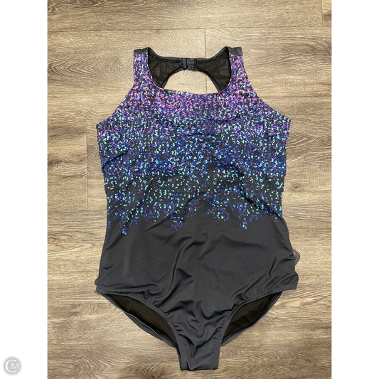 Swimsuit By Cme In Black, Size: 3x