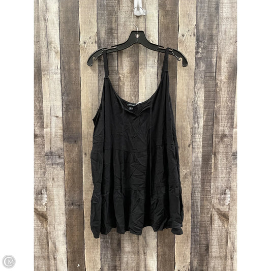 Top Sleeveless By Torrid In Black, Size: 2x