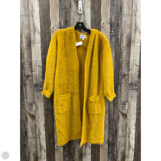 Sweater Cardigan By Cme In Gold, Size: S