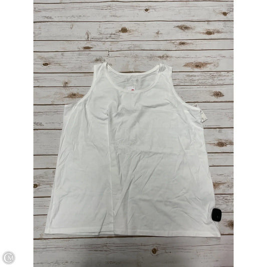 Tank Top By Cme In White, Size: 2x