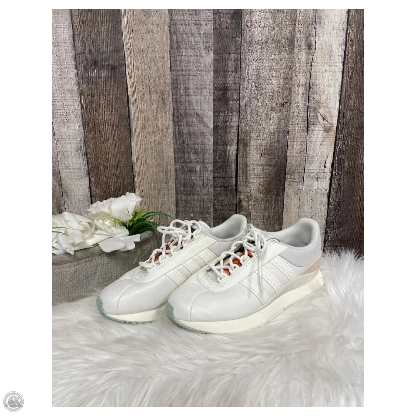 Shoes Athletic By Adidas In Ivory, Size: 7