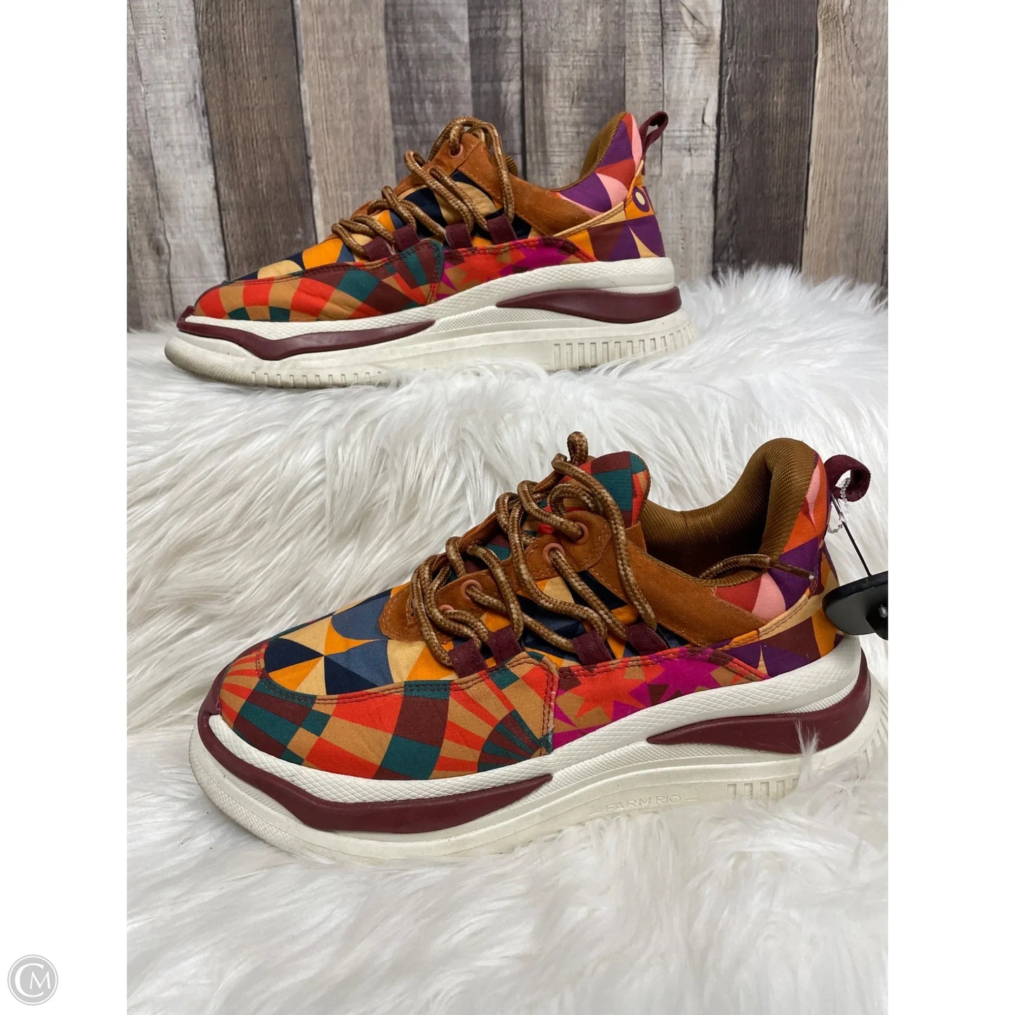 Shoes Sneakers By Farm Rio In Multi-colored, Size: 11