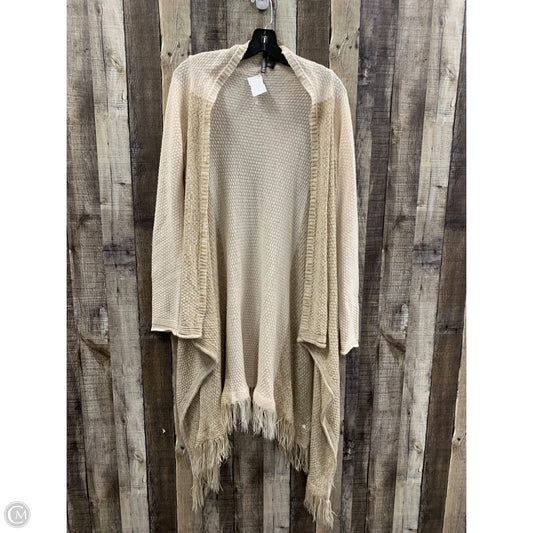 Sweater Cardigan By Full Tilt In Tan, Size: M