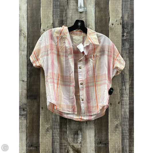 Top Short Sleeve By Lucky Brand In Multi-colored, Size: Xs