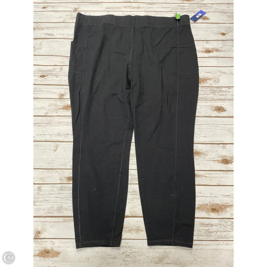 Pants Leggings By Clothes Mentor In Black, Size: 4x