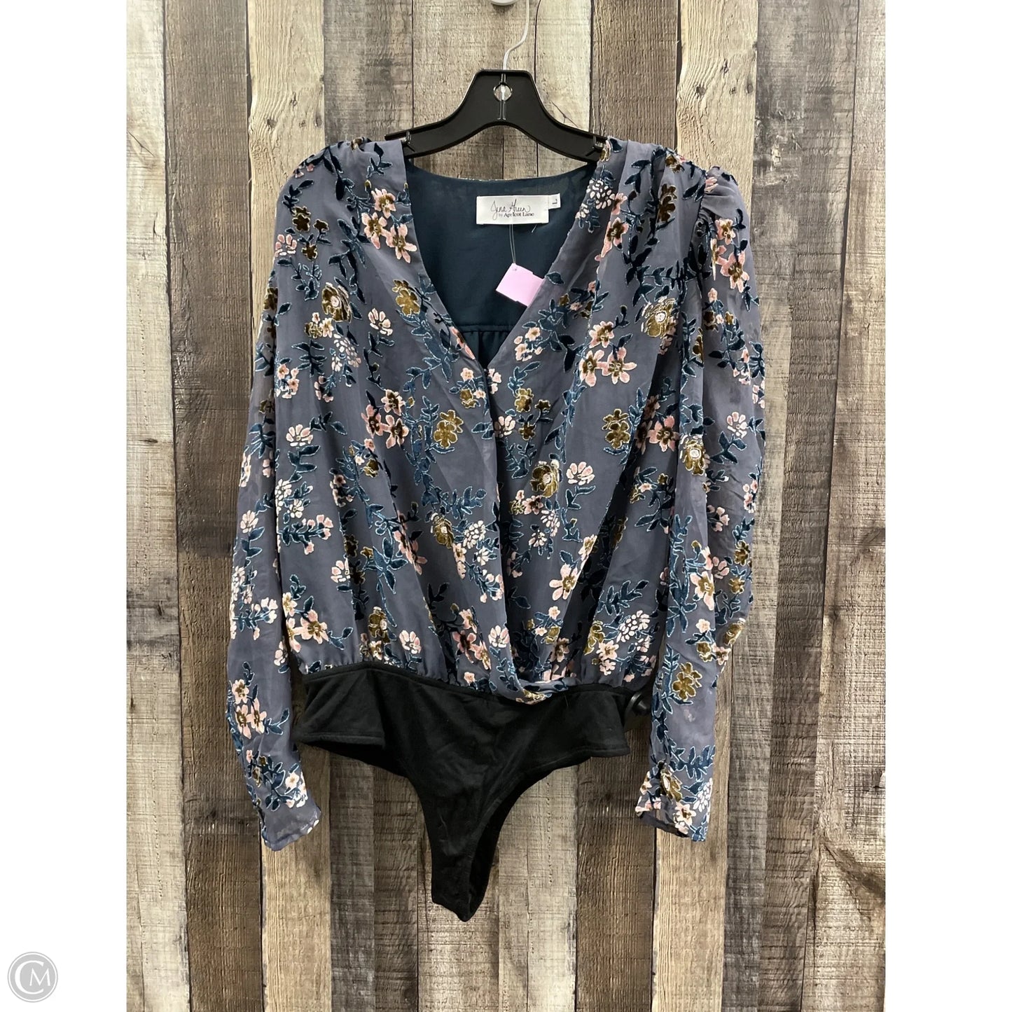 Bodysuit By Cme In Floral Print, Size: L