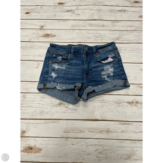 Shorts By American Eagle In Blue Denim, Size: 4