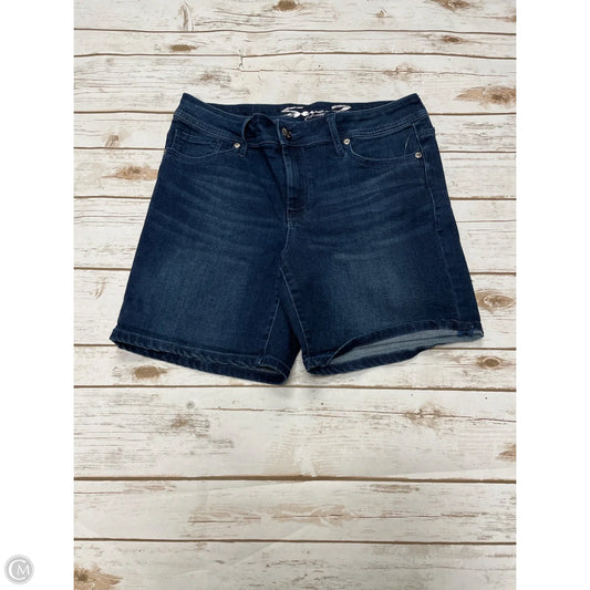 Shorts By Seven 7 In Blue Denim, Size: 10