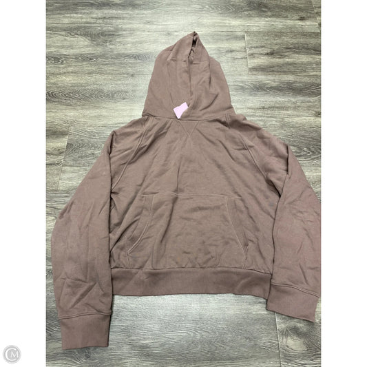 Sweatshirt Hoodie By Athleta In Brown, Size: Xl