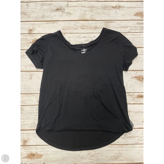 Top Short Sleeve Basic By So In Black, Size: M