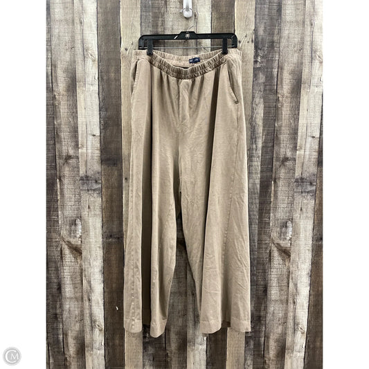 Pants Wide Leg By Gap In Brown, Size: Xl