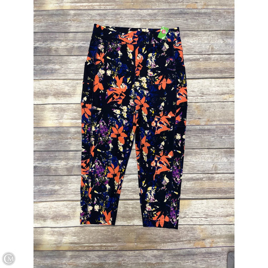 Athletic Leggings By Popfit In Multi-colored, Size: 3x