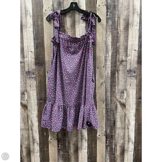 Dress Casual Midi By Haptics In Floral Print, Size: L