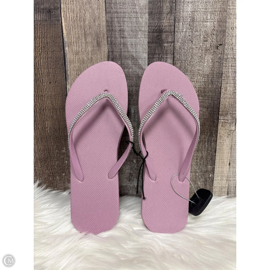 Sandals Flip Flops By Cmf In Purple, Size: 11