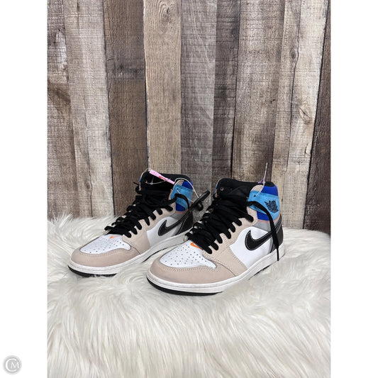 Shoes Luxury Designer By Jordan In Blue, Size: 9.5