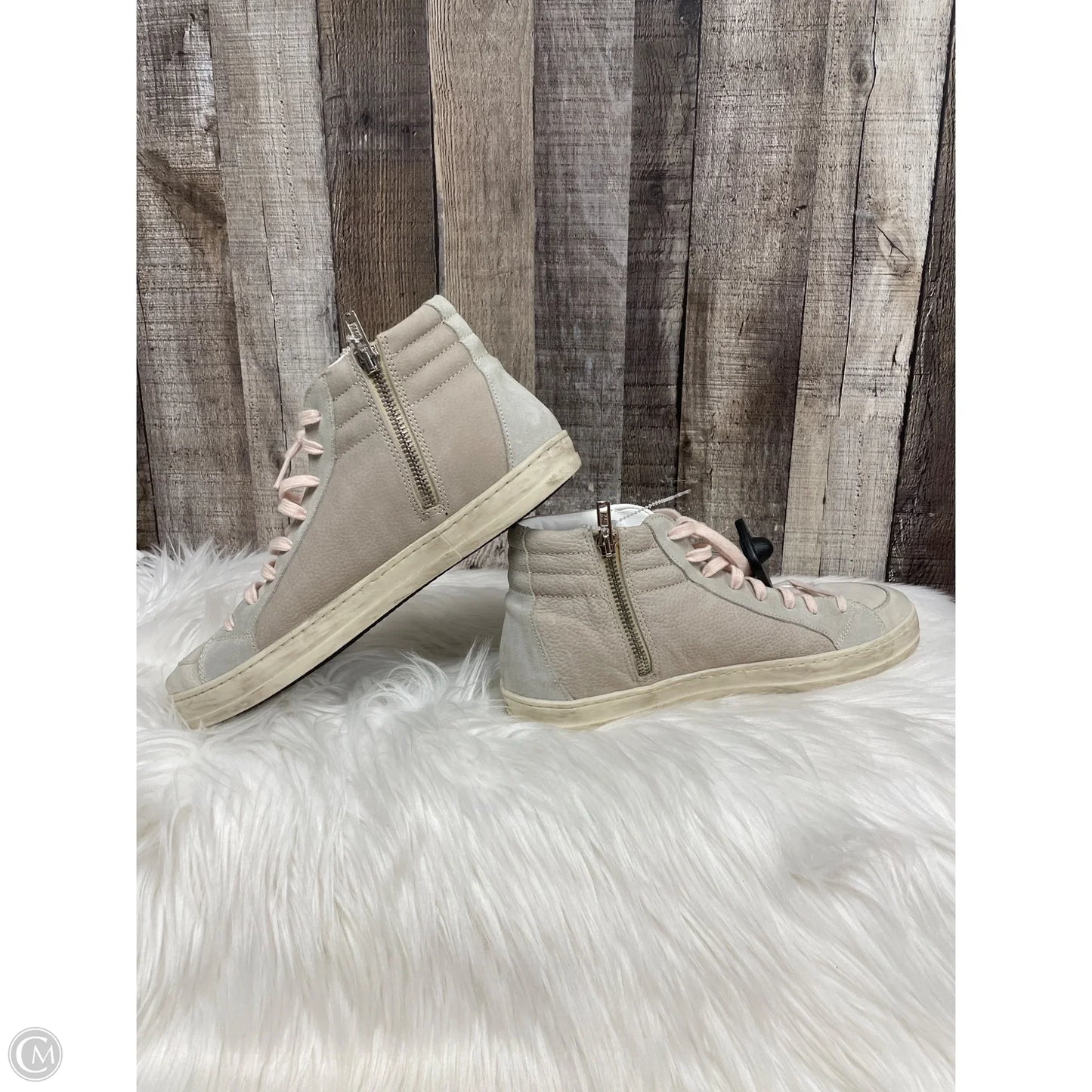 Shoes Athletic By P448 In Tan, Size: 8
