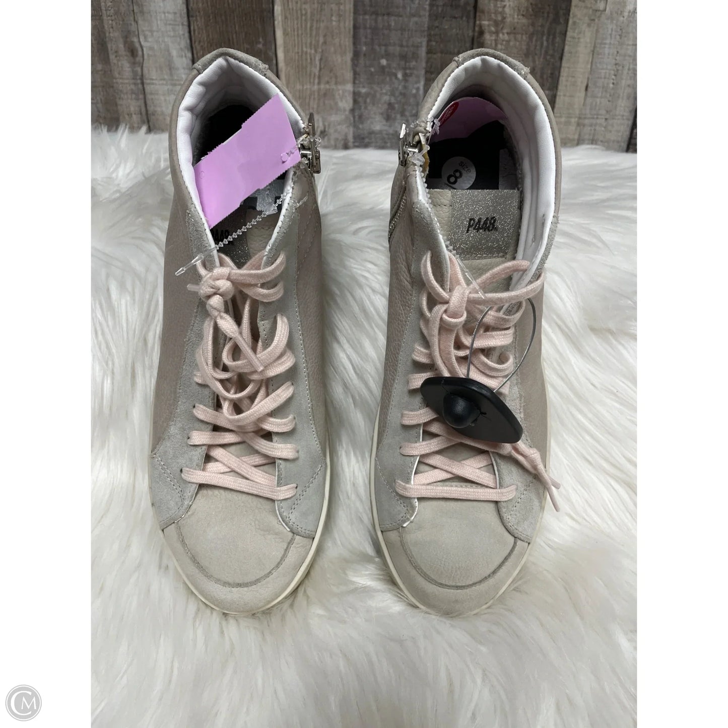 Shoes Athletic By P448 In Tan, Size: 8