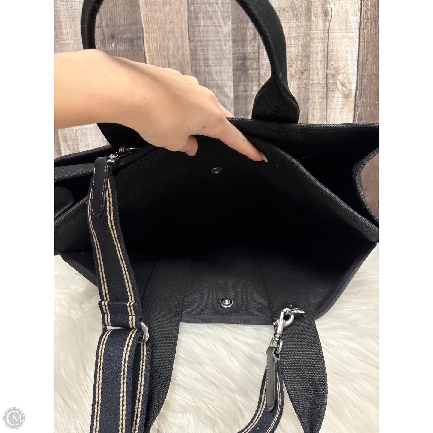 Tote Designer By Coach, Size: Large