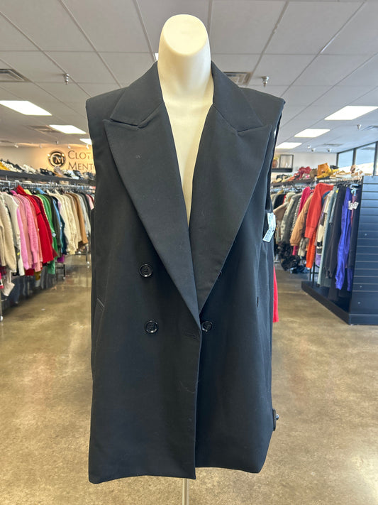 Vest Other By Banana Republic In Black, Size:10