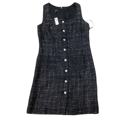 Dress Party Short By Talbots In Black & Silver, Size:6