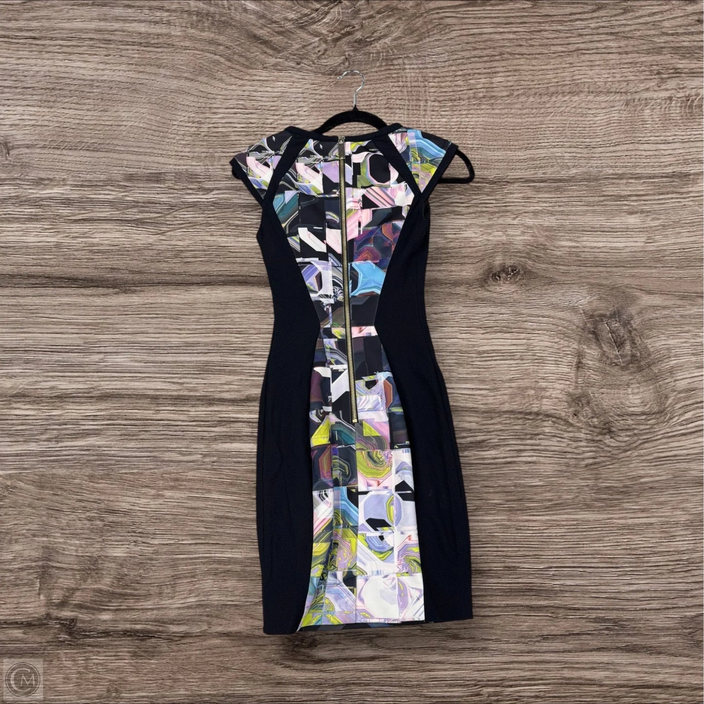 Dress Casual Short By Ted Baker In Black & Pink, Size: 0