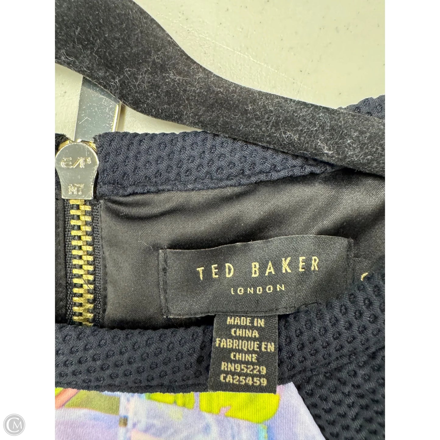 Dress Casual Short By Ted Baker In Black & Pink, Size: 0