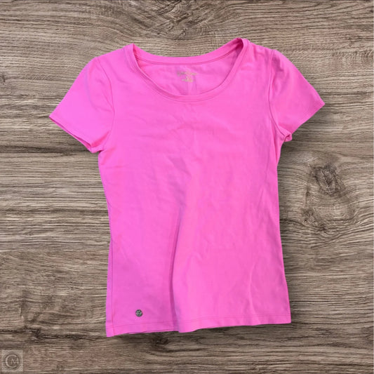 Top Short Sleeve Designer By Lilly Pulitzer In Pink, Size: Xxs