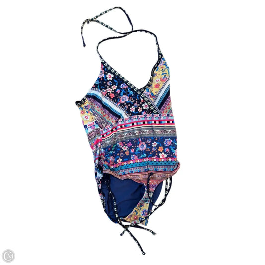 Swimsuit By Johnny Was In Floral Print, Size: Xl