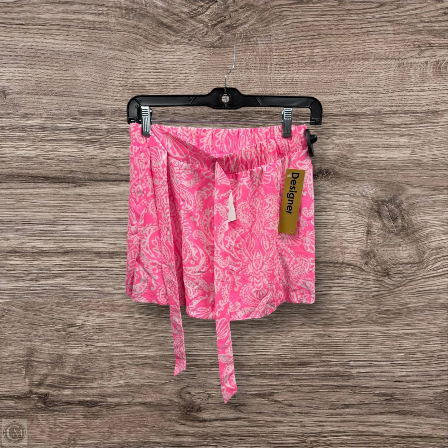 Shorts Designer By Lilly Pulitzer In Pink & White, Size: 0p