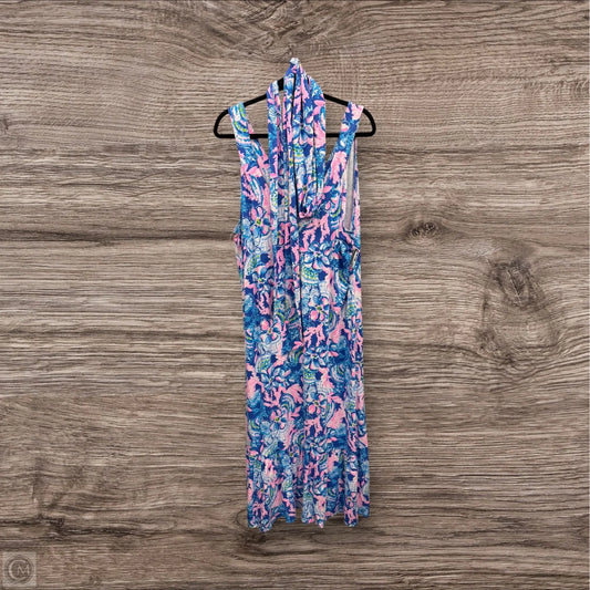 Dress Designer By Lilly Pulitzer In Blue & Pink, Size: Xxl