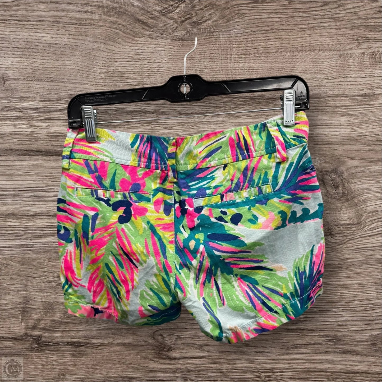 Shorts Designer By Lilly Pulitzer In Green & Pink, Size: 0