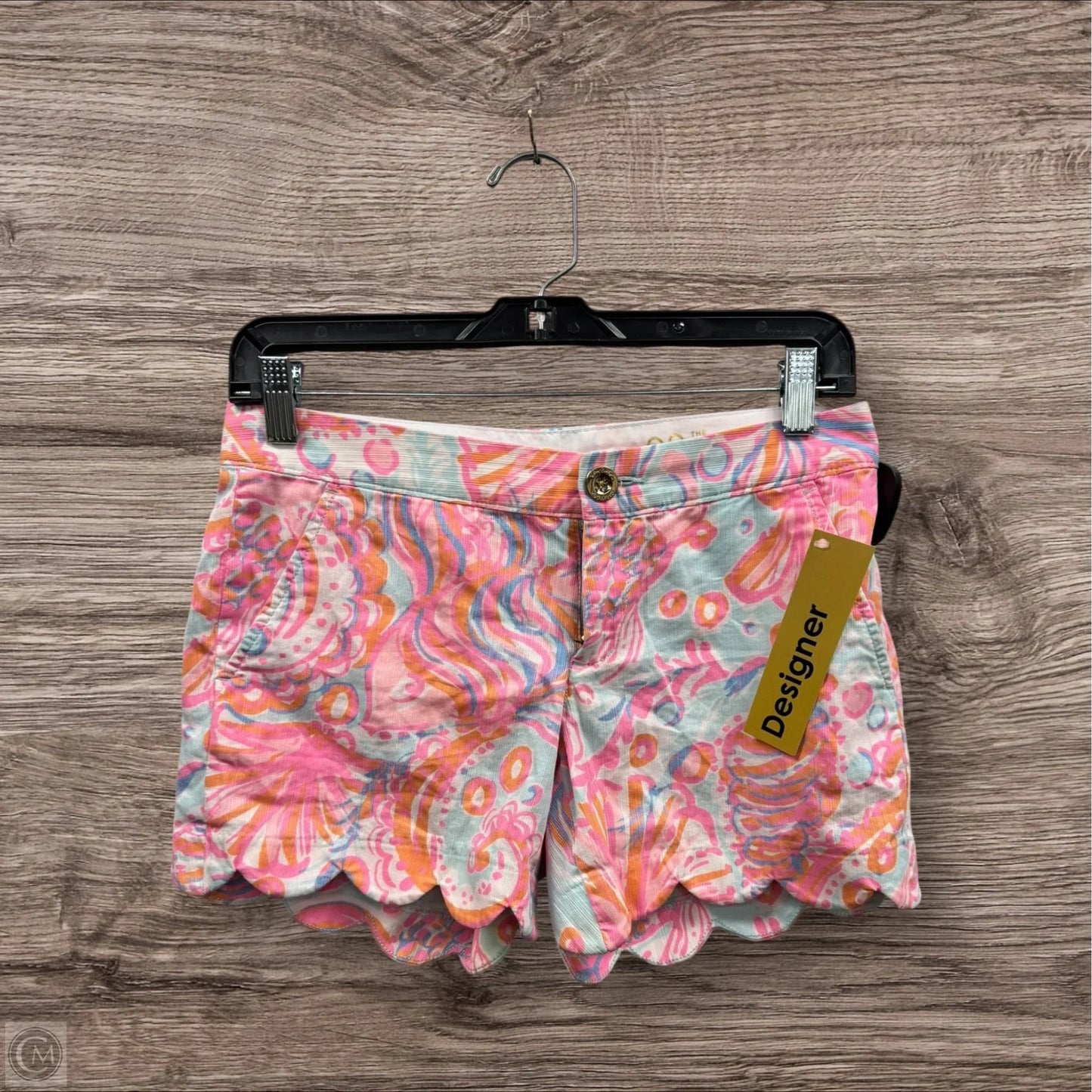 Shorts Designer By Lilly Pulitzer In Blue & Pink, Size: Xxs
