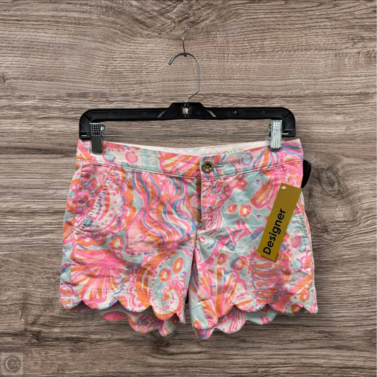 Shorts Designer By Lilly Pulitzer In Blue & Pink, Size: Xxs