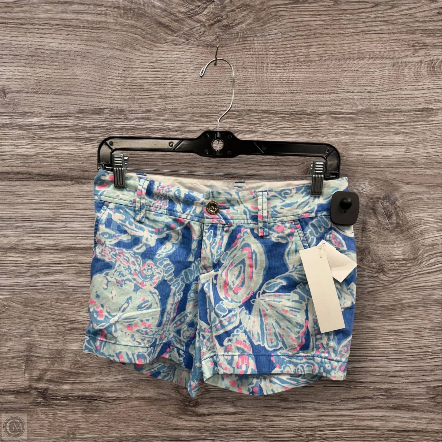 Shorts Designer By Lilly Pulitzer In Blue & Pink, Size: Xxs