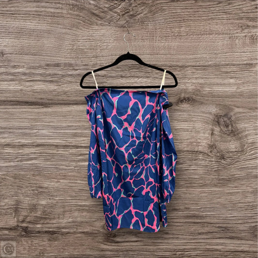 Dress Designer By Lilly Pulitzer In Blue & Pink, Size: Xs