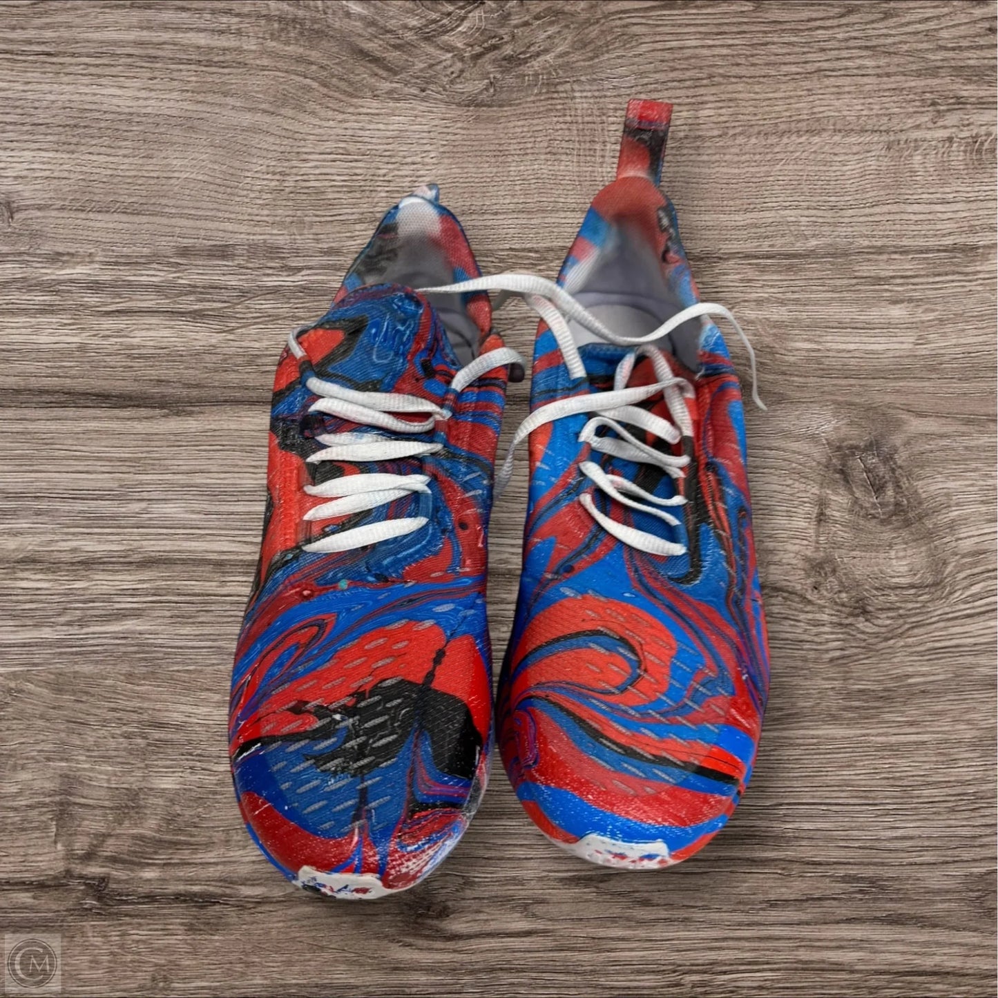 Shoes Athletic By Nike In Blue & Red, Size: 7