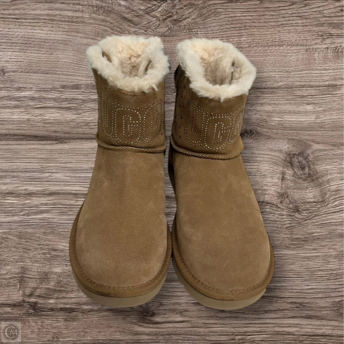 Boots Designer By Ugg In Taupe, Size: 8