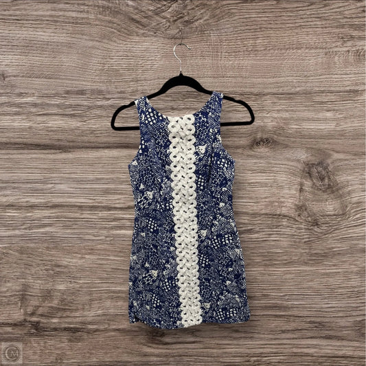 Dress Casual Short By Target-designer In Blue & White, Size: 2