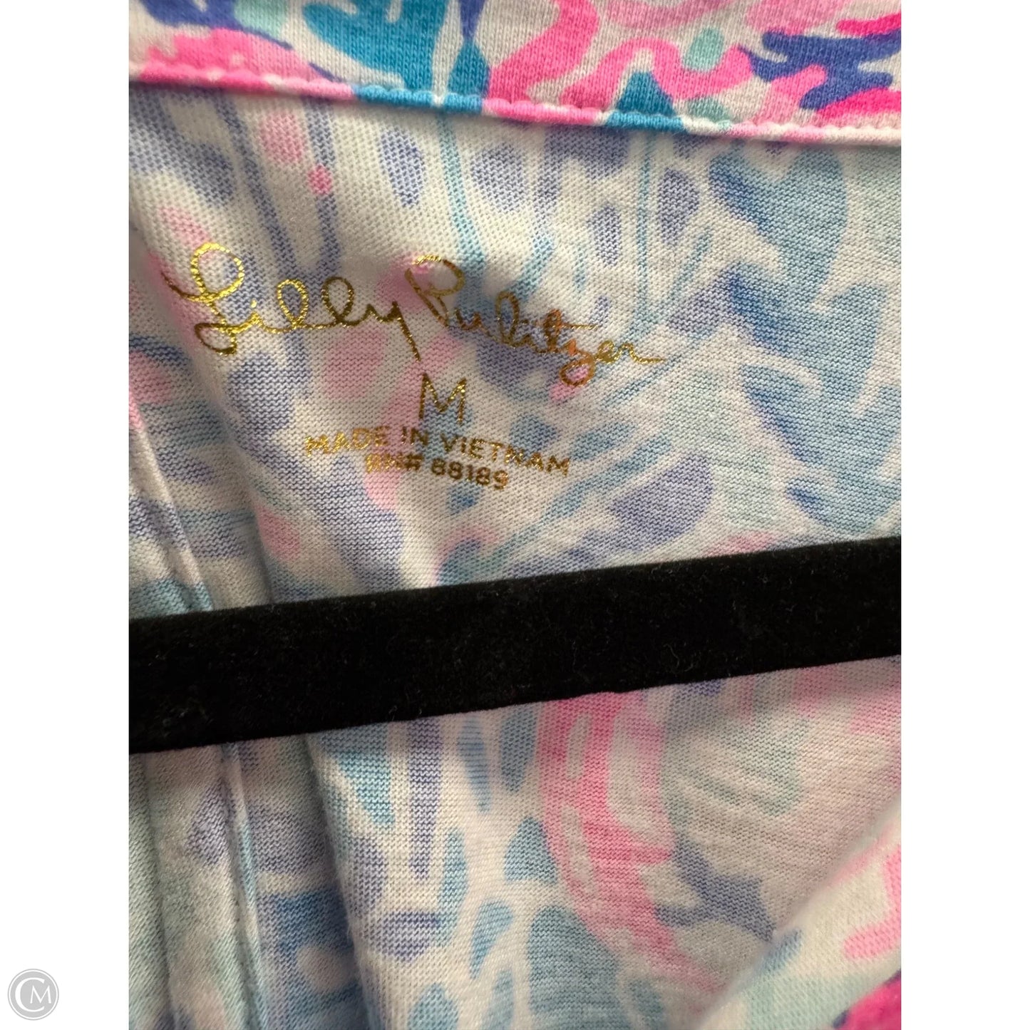 Dress Designer By Lilly Pulitzer In Pink & White, Size: 8